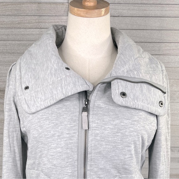 SPLENDID Cotton Moto Jacket Gray-S - Picture 2 of 4